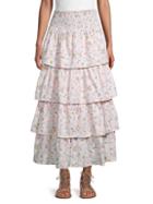 Weworewhat Paloma Tiered Skirt