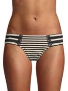 Robin Piccone Striped Bikini Bottom