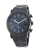 Gucci Diamond & Stainless Steel Bracelet Watch