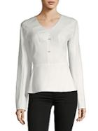 Narciso Rodriguez Roundneck Twill Top