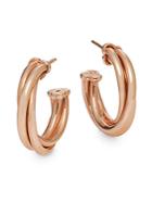 Roberto Coin 18k Gold Interlocked Open Hoop Earrings