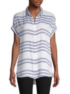 Beach Lunch Lounge Striped High-low Topper