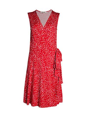 Diane Von Furstenberg Jasmine Floral Wrap Dress