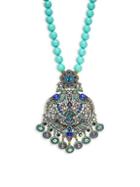 Heidi Daus Mysterious Peacock Pendant Necklace