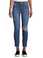 Joe's Jeans Distressed High-rise Ankle Jeans