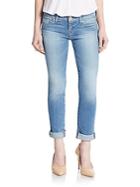 Hudson Ginny Roll-up Straight-leg Jeans