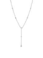 Saks Fifth Avenue 14k White Gold & Diamond Y-necklace