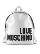 Love Moschino Metallic Statement Backpack