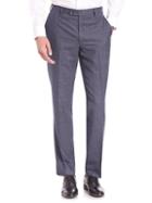 Saks Fifth Avenue Collection Houndstooth Wool Trousers
