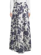 Milly Jackie Floral Maxi Skirt