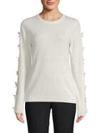 Saks Fifth Avenue Black Solid Ribbed Sweater