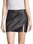 True Religion Vegan Leather Mini Skirt