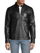 Rogue Textured Leather Jacket
