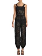 Dolce & Gabbana Lace Blouson Jumpsuit
