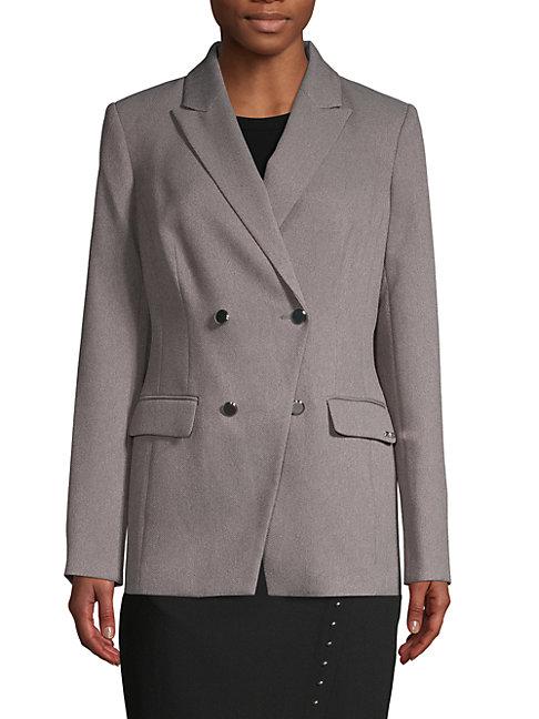 Calvin Klein Collection Textured Double-breasted Jacket