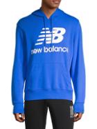 New Balance Logo-print Cotton-blend Hoodie