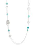 Ippolita Wonderland Sterling Silver Multi-color Gemstone Station Necklace