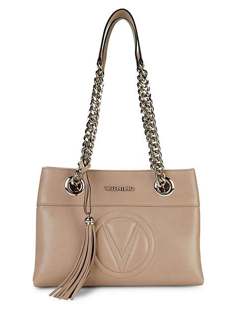 Valentino By Mario Valentino Kali Sauvage Leather Chain Shoulder Bag