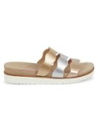 Kensie Three-strap Slide Sandals