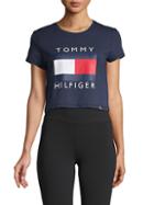 Tommy Hilfiger Sport Graphic Short-sleeve Cropped Tee