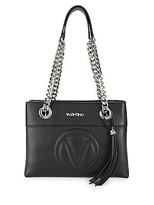 Valentino By Mario Valentino Kali Chain Strap Leather Shoulder Bag