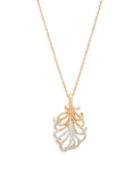 John Hardy Diamond & 18k Rose Gold Pendant Necklace