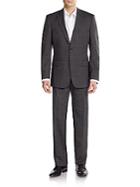 Boss Hugo Boss Regular-fit Pasolini/movie Windowpane Wool Suit