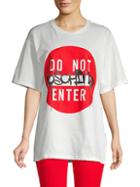 Moschino Tagged Sign Graphic T-shirt