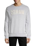 G-star Raw Logo Graphic Cotton-blend Sweatshirt