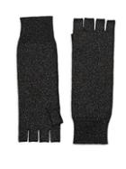 Saks Fifth Avenue Collection Fingerless Metallic Cashmere Gloves