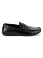 Versace Leather Driving Loafers