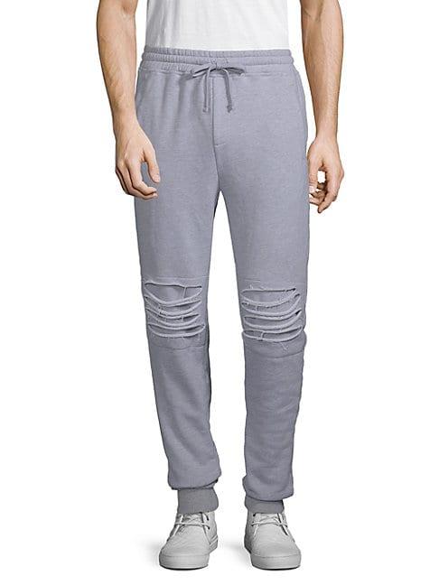 Russell Park Distressed Cotton Jogger Pants