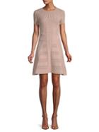 Valentino Asymmetrical Fit-&-flare Mini Dress