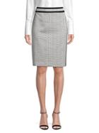 Calvin Klein Collection Dotted Piped Pencil Skirt
