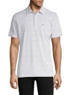 G/fore Striped Pocket Polo Shirt