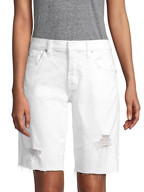 7 For All Mankind Denim Bermuda Shorts