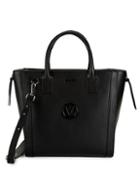 Valentino By Mario Valentino Charmont Pebbled Leather Tote