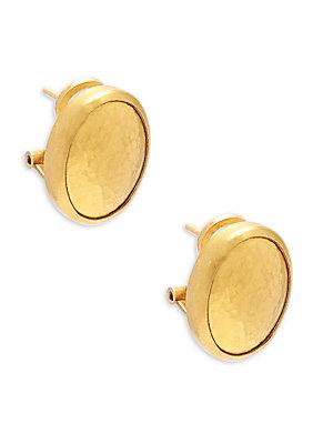 Gurhan 24k Yellow Gold Stud Earrings