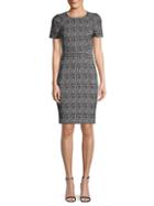 Calvin Klein Plaid Sheath Dress