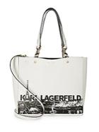 Karl Lagerfeld Paris Printed Tote Bag