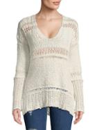 Free People Belong-to-you Cotton Sweater