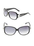 Gucci Oversize 58mm Black Gradient Sunglasses