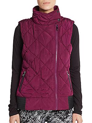 Marc New York By Andrew Marc Performance Funnel-neck Puffer Vest