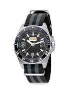 Just Cavalli Sport Stainless Steel & Nylon-strap Watch