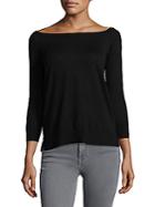 Marc Jacobs Off The Shoulder Pullover Top