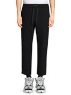 Kenzo Cropped & Tapered Cotton Joggers