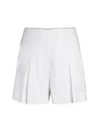 Vince Pleat-front Linen-blend Shorts