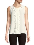 Calvin Klein Ruffle-trim Blouse