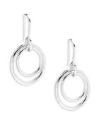 Diane Von Furstenberg Sterling Silver Hoop Earrings/1