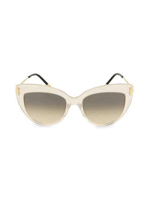 Boucheron 53mm Cat Eye Sunglasses